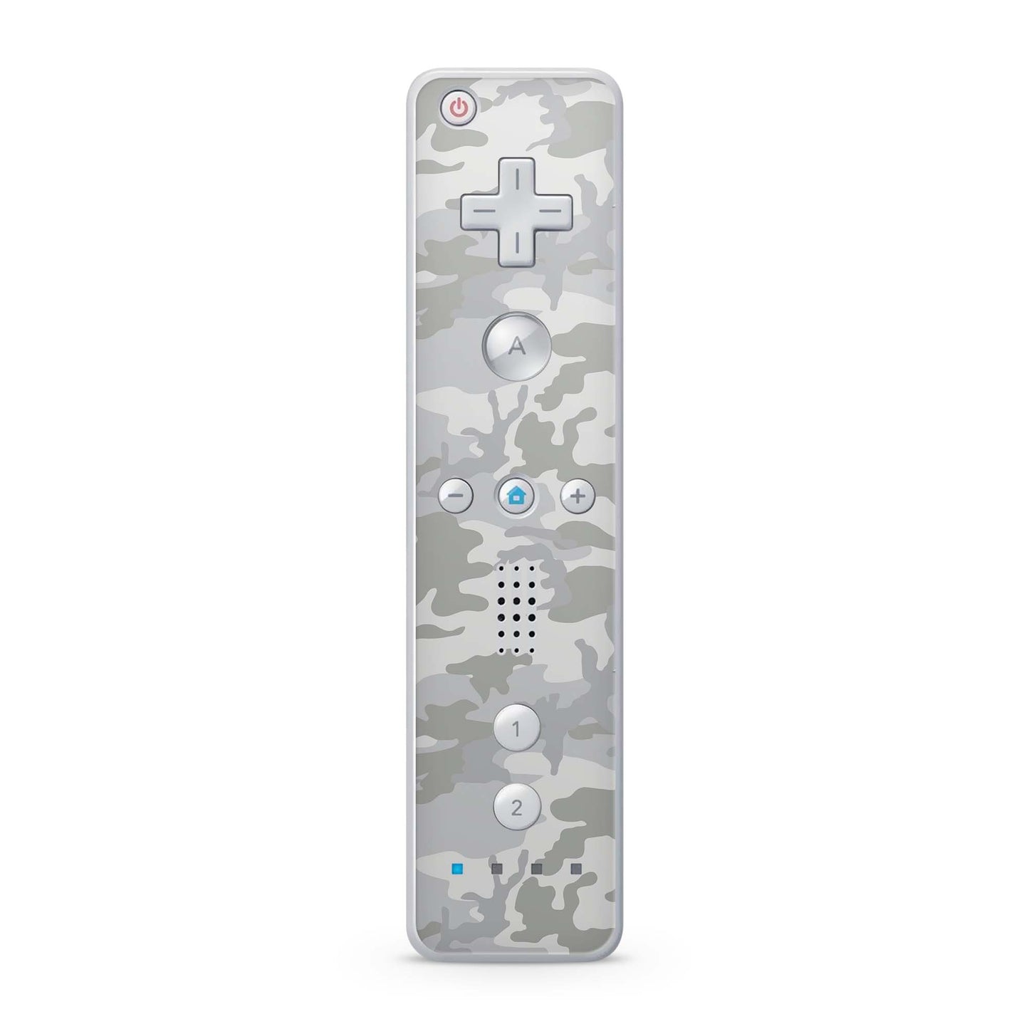 Nintendo Wii Remote Skin Schutz Design Folie für die Wii Fernbedienung white camo Aufkleber Skins4u