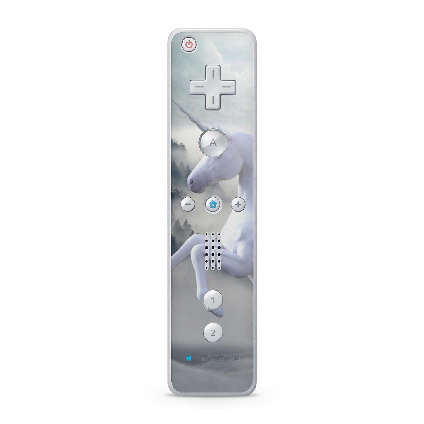 Nintendo Wii Remote Skin Schutz Design Folie für die Wii Fernbedienung white unicorn Aufkleber Skins4u