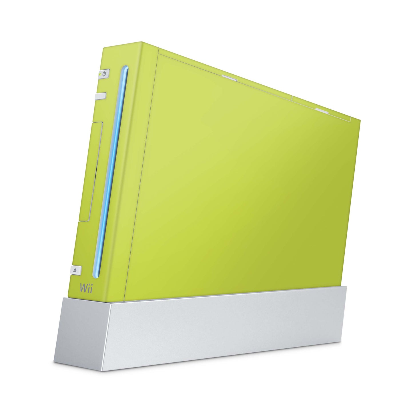 Nintendo Wii Skin Aufkleber Designfolie Skins Set solid state lime Aufkleber Skins4u