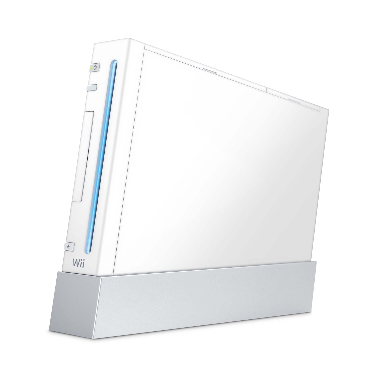 Nintendo Wii Skin Aufkleber Designfolie Skins Set solid state white Aufkleber Skins4u