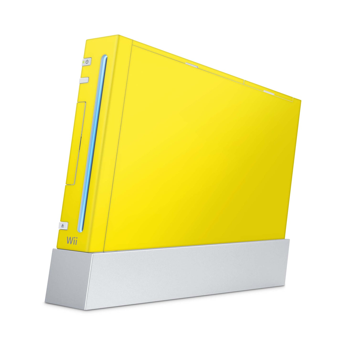 Nintendo Wii Skin Aufkleber Designfolie Skins Set solid state yellow Aufkleber Skins4u