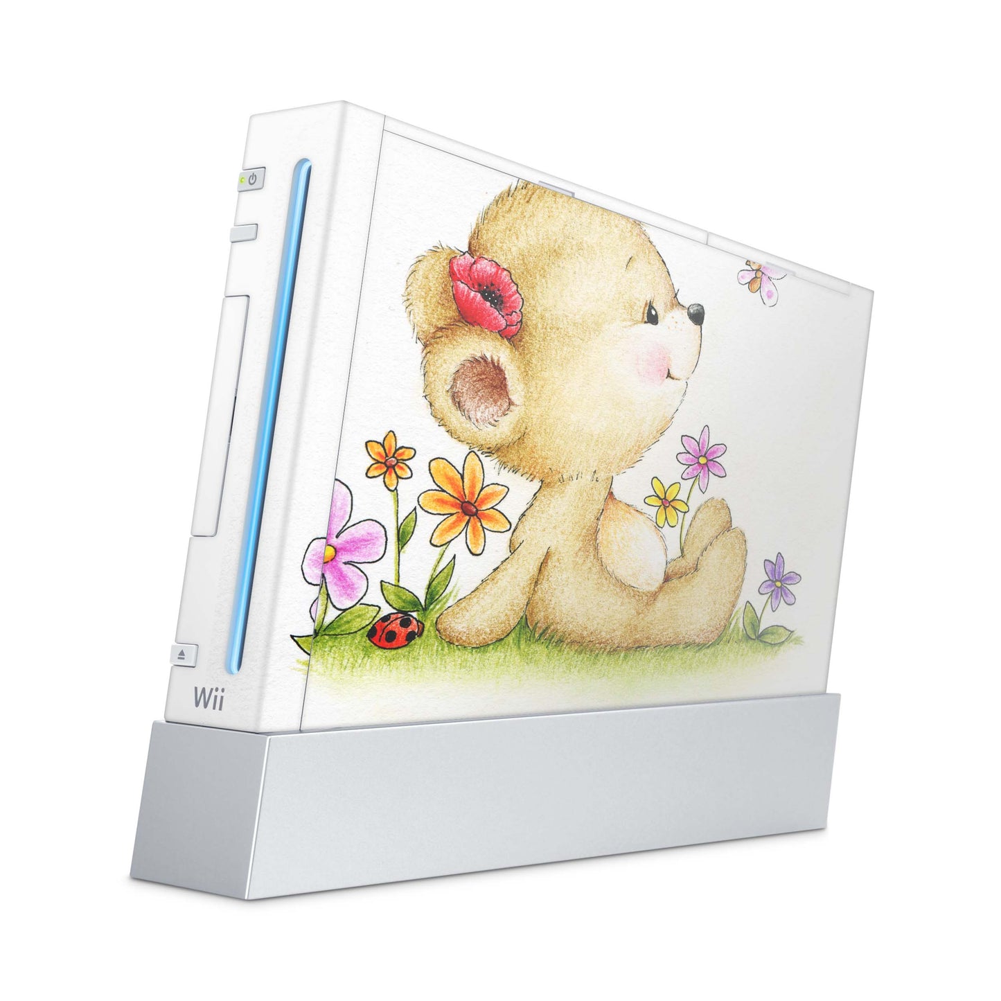 Nintendo Wii Skin Aufkleber Designfolie Skins Set teddy Aufkleber Skins4u