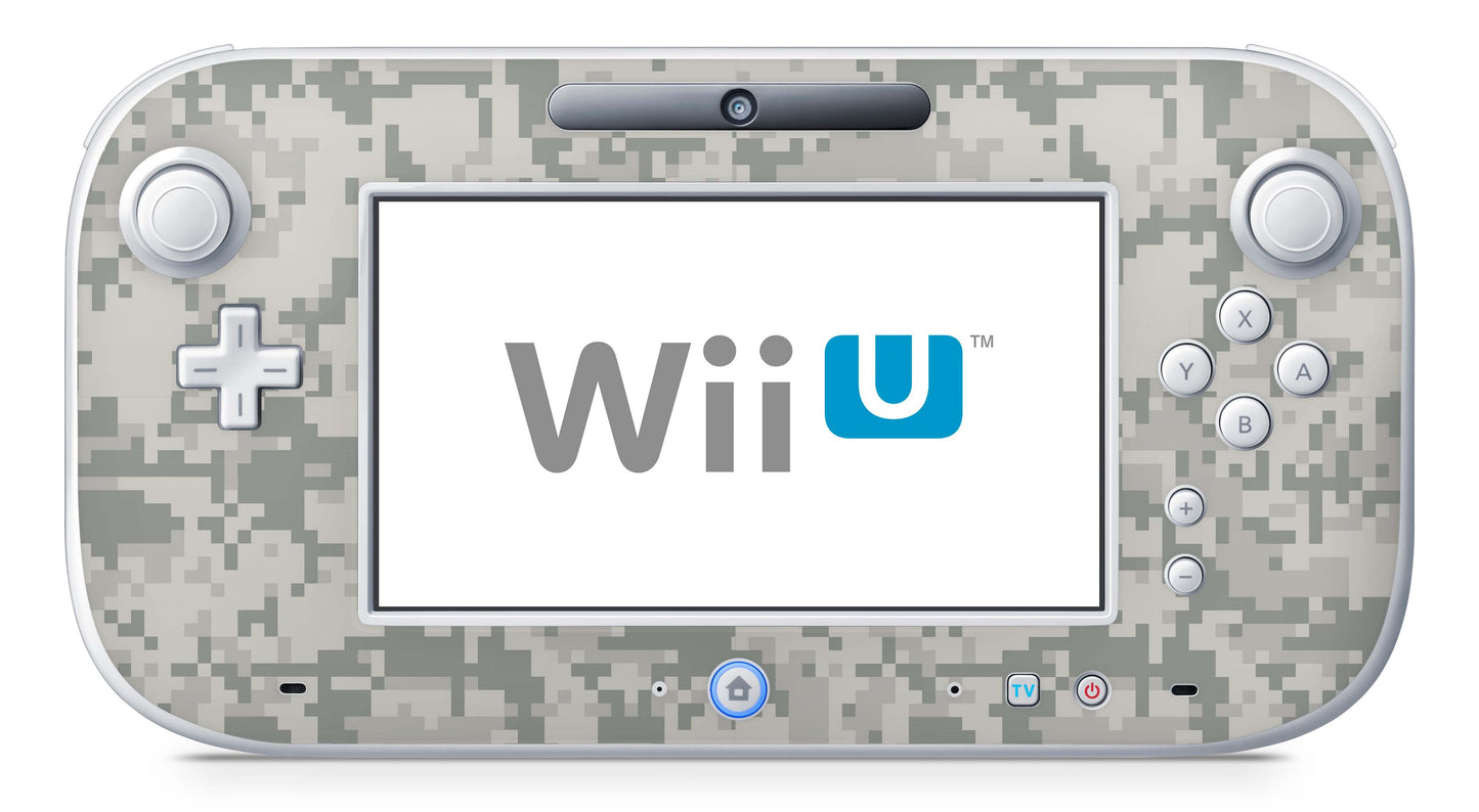 Nintendo Wii U Skin Konsolen und Tablet Controller Aufkleber Set Acu Camo Aufkleber Skins4u