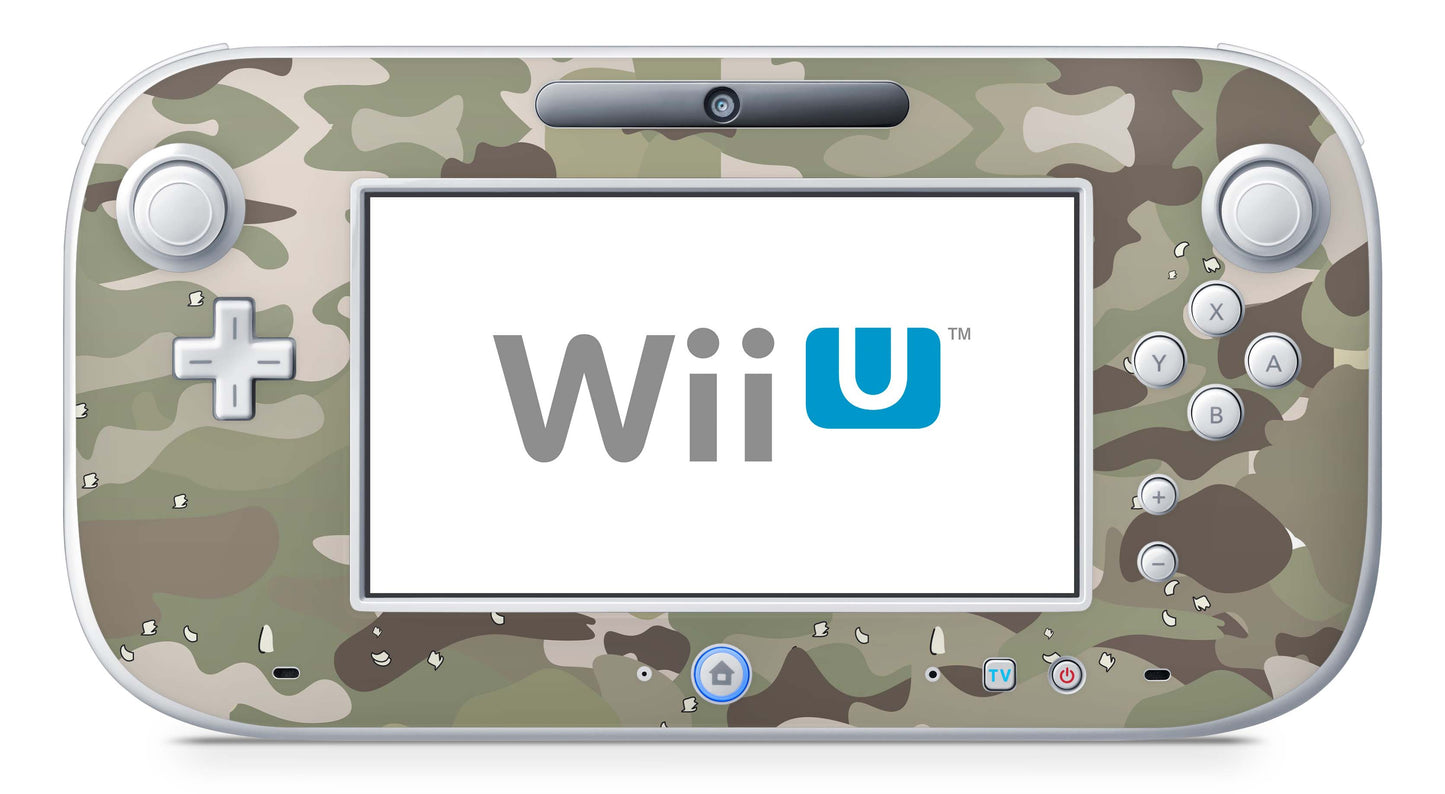 Nintendo Wii U Skin Konsolen und Tablet Controller Aufkleber Set FC Camo Aufkleber Skins4u