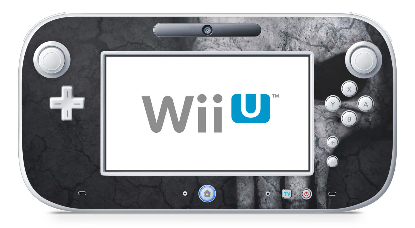 Nintendo Wii U Skin Konsolen und Tablet Controller Aufkleber Set Hard Skull Aufkleber Skins4u