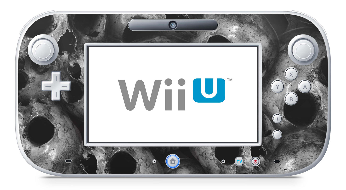Nintendo Wii U Skin Konsolen und Tablet Controller Aufkleber Set Skulls Aufkleber Skins4u