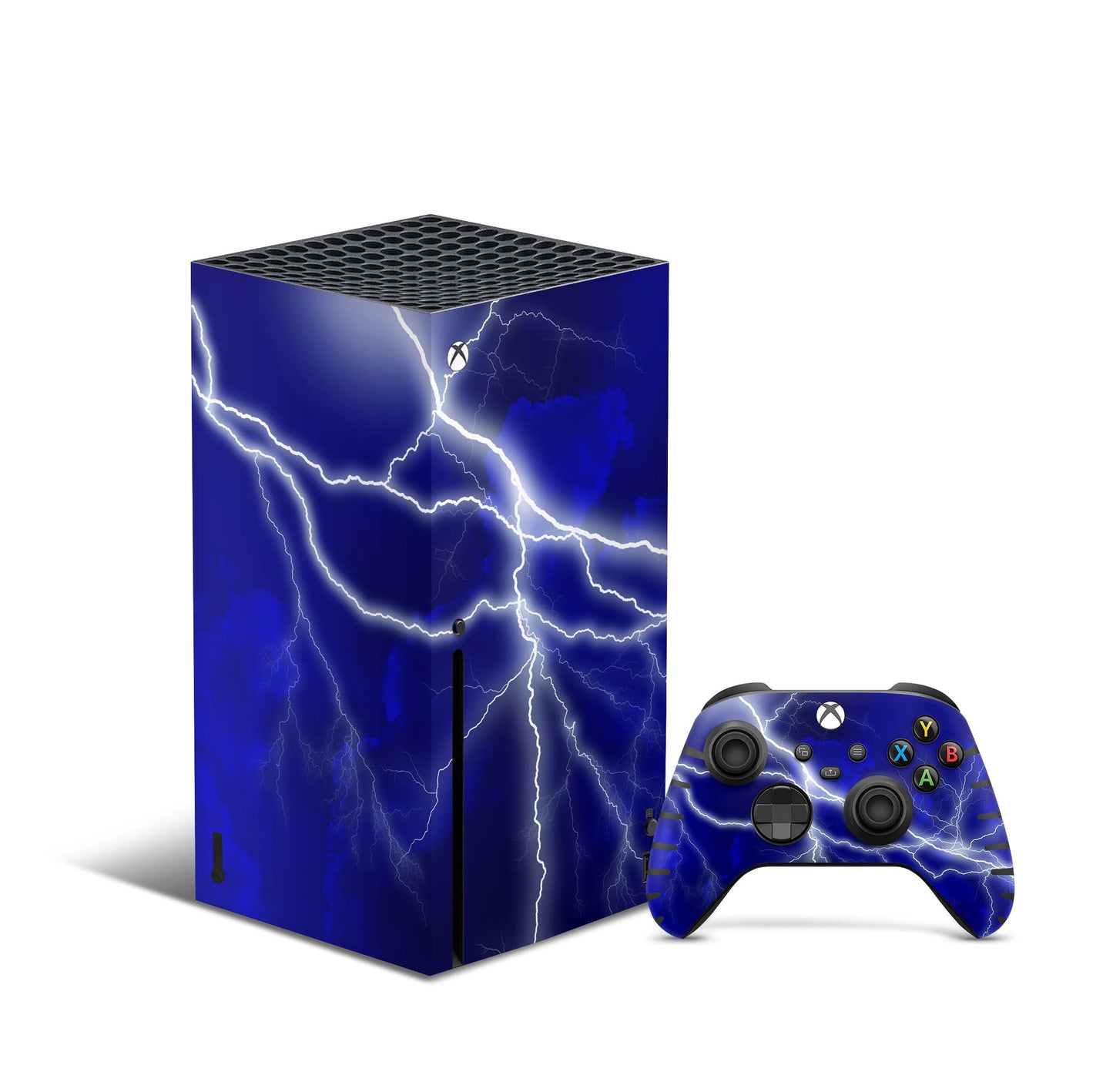 Xbox Series X Skin Aufkleber Design Schutzfolie Vinyl - Apocalypse-Blue Aufkleber Skins4u