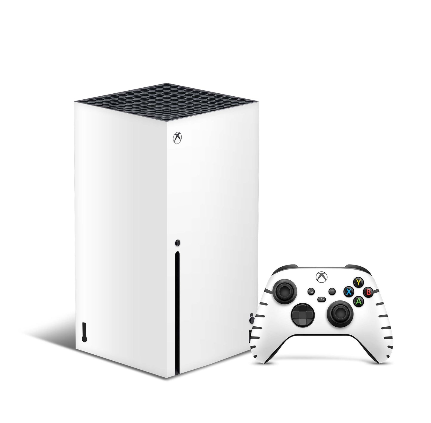 Xbox Series X Skin Aufkleber Design Schutzfolie Vinyl - Solid-State-Weiss Aufkleber Skins4u