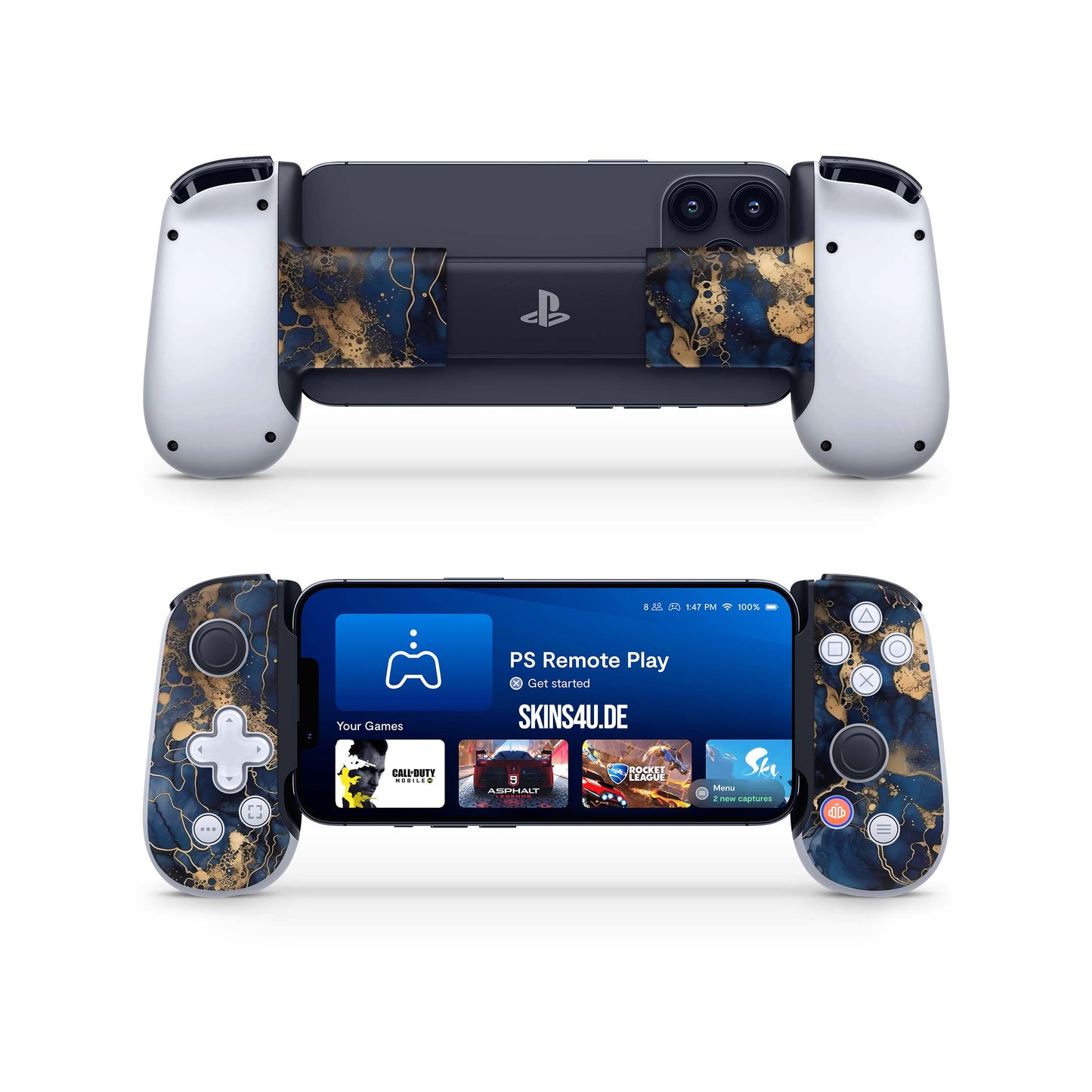 BackBone One Skin Controller Skins Vorder und Rückseite Dark Fantasy Elektronik-Sticker & -Aufkleber skins4u