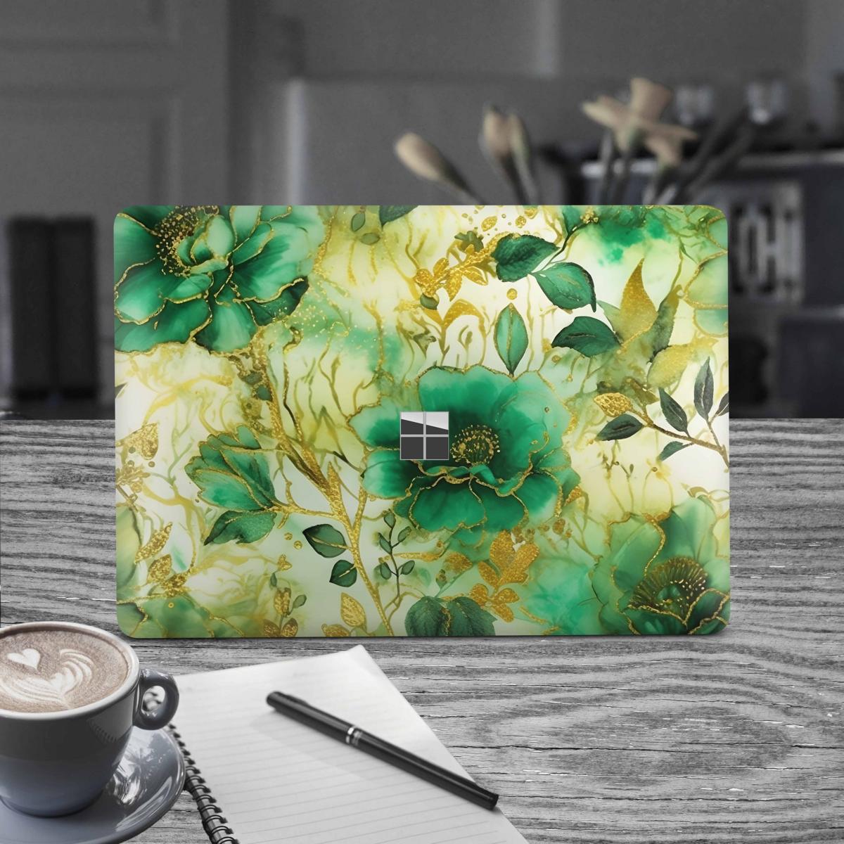 Microsoft Surface Laptop Go 1 / Go 2 Skins Premium Vinylfolie Kratzerschutz Design Blütenzauber Elektronik-Sticker & -Aufkleber Skins4u