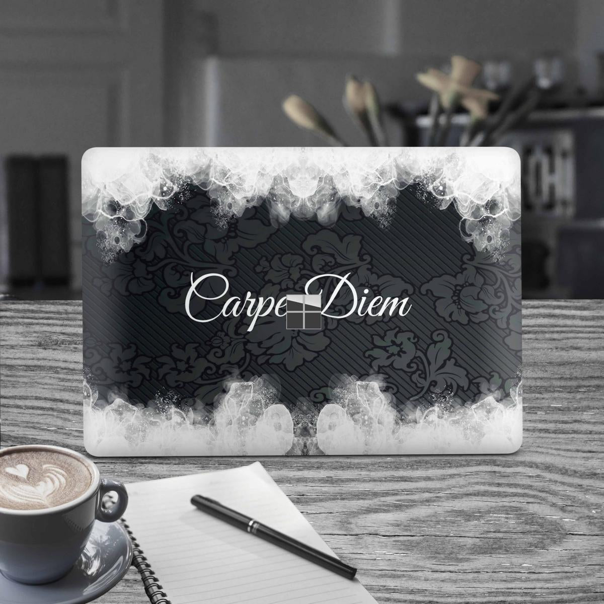 Microsoft Surface Laptop Studio Premium Vinylfolie Kratzerschutz Design Carpe Diem Elektronik-Sticker & -Aufkleber Skins4u