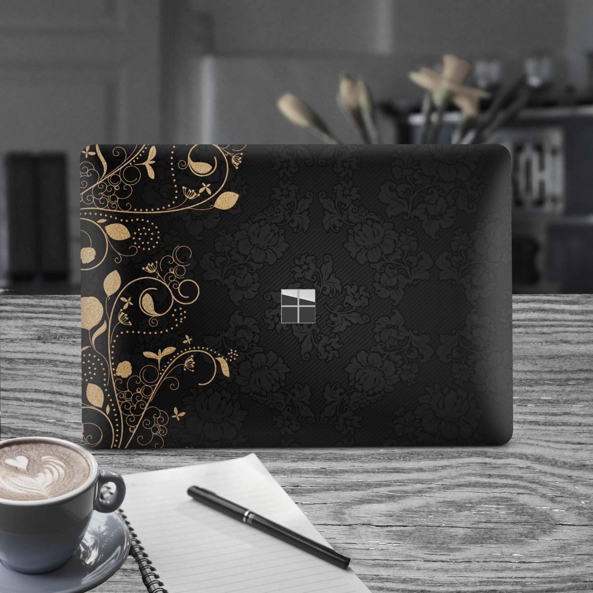 Microsoft Surface Laptop 3 4 5 Skin 15" Premium Vinylfolie Kratzerschutz Design Darkmoon Elektronik-Sticker & -Aufkleber Skins4u