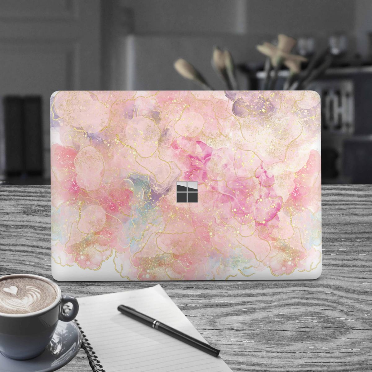 Microsoft Surface Laptop Studio Premium Vinylfolie Kratzerschutz Design Deluxe pink Elektronik-Sticker & -Aufkleber Skins4u