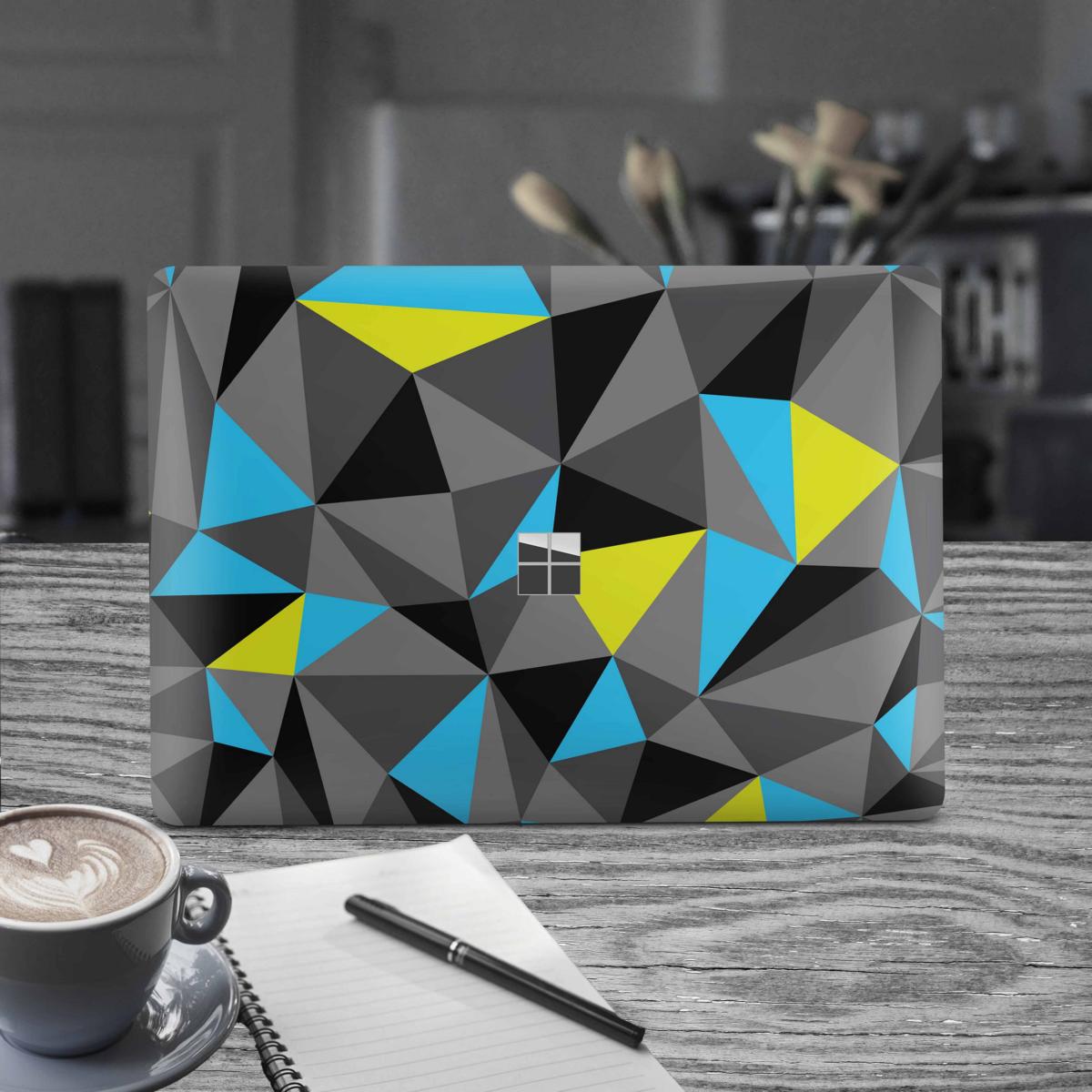 Microsoft Surface Laptop Go 1 / Go 2 Skins Premium Vinylfolie Kratzerschutz Design Polycolor Elektronik-Sticker & -Aufkleber Skins4u