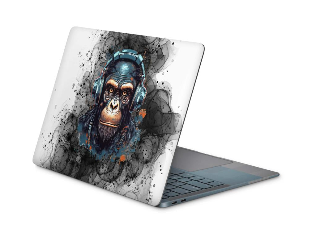 Laptop Aufkleber Universal Skins Design Aufkleber Schutzfolie Cover Skin Black Smoke Monkey Laptop Skins Folien skins4u