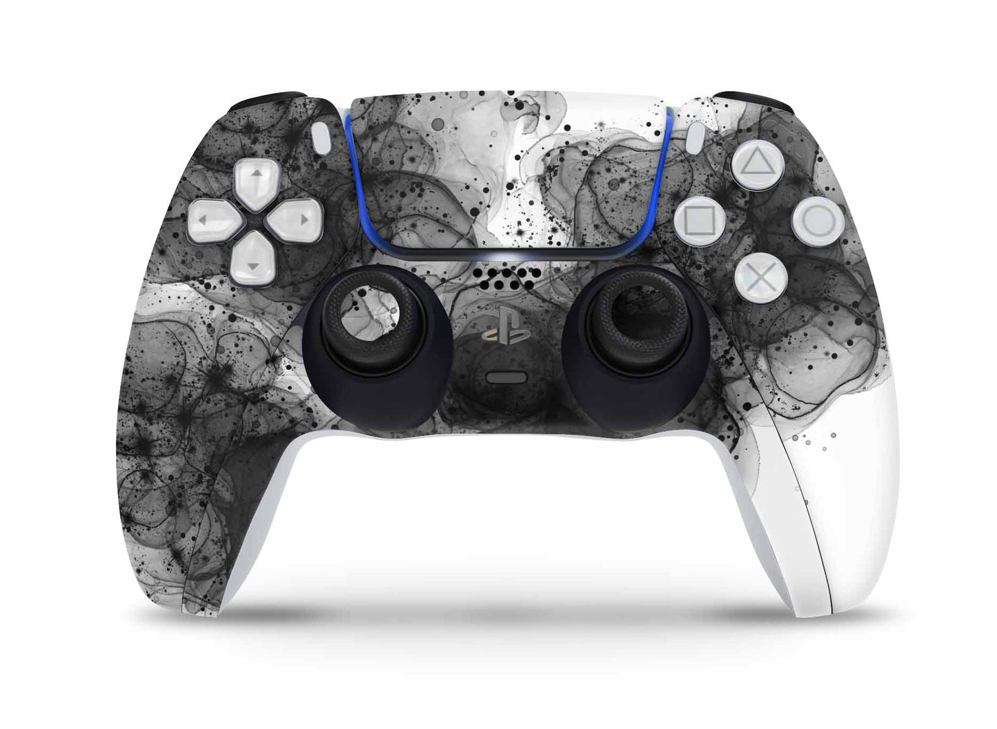 PS5 Controller Skin Vinyl Design Schutzfolie individualisiere Playstation 5 Gamepad Black&White Aufkleber skins4u