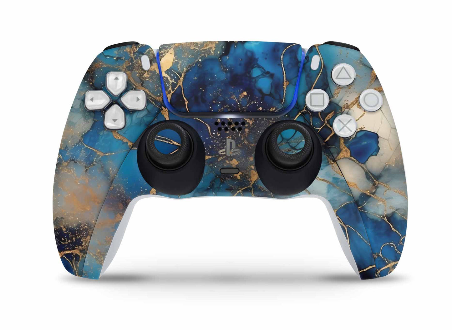 PS5 Controller Skin Vinyl Design Schutzfolie individualisiere Playstation 5 Gamepad Golden Fantasy Aufkleber skins4u