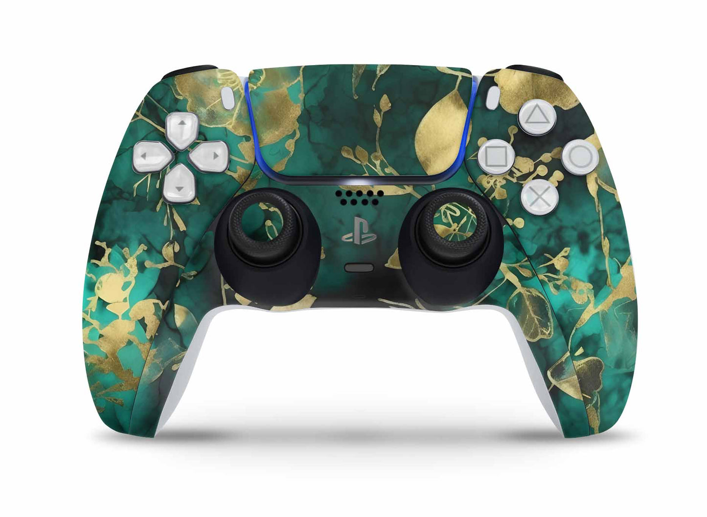 PS5 Controller Skin Vinyl Design Schutzfolie individualisiere Playstation 5 Gamepad Green Hymn Aufkleber skins4u
