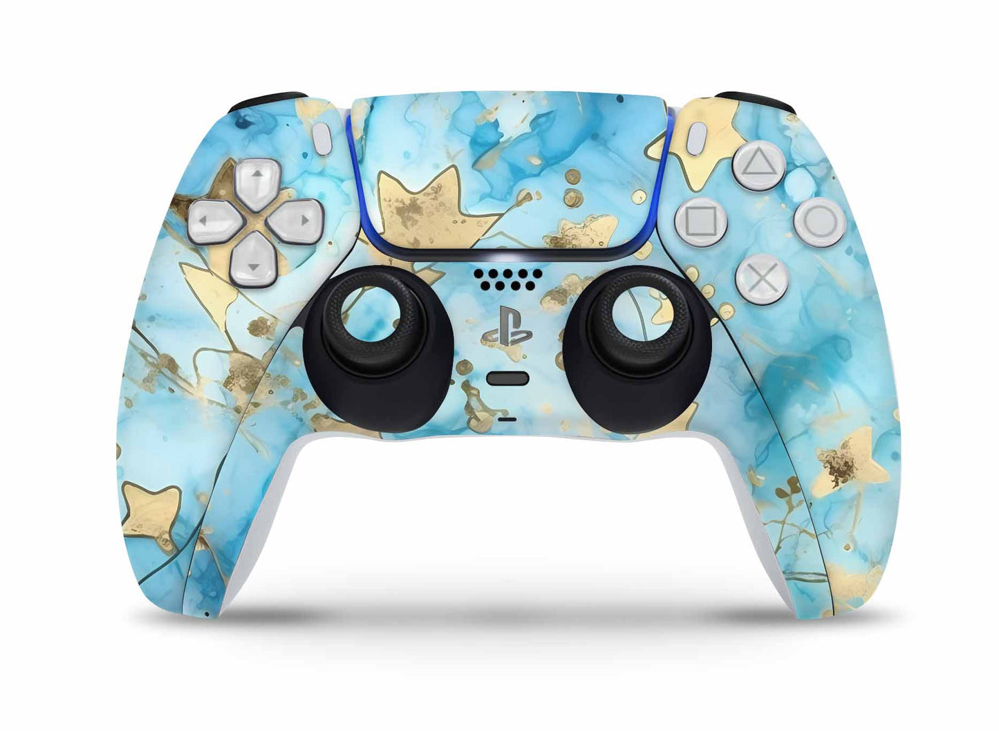 PS5 Controller Skin Vinyl Design Schutzfolie individualisiere Playstation 5 Gamepad Light Stars Aufkleber skins4u