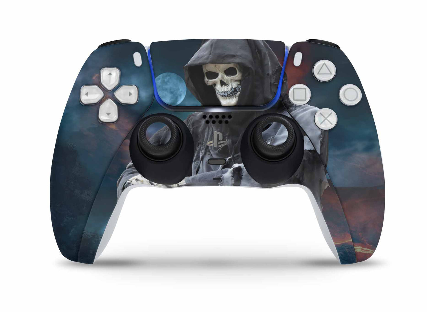 PS5 Controller Skin Vinyl Design Schutzfolie individualisiere Playstation 5 Gamepad Reaper Aufkleber skins4u
