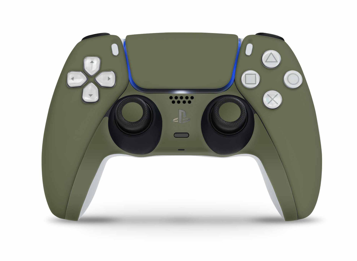 PS5 Controller Skin Vinyl Design Schutzfolie individualisiere Playstation 5 Gamepad Solid State olive Aufkleber skins4u