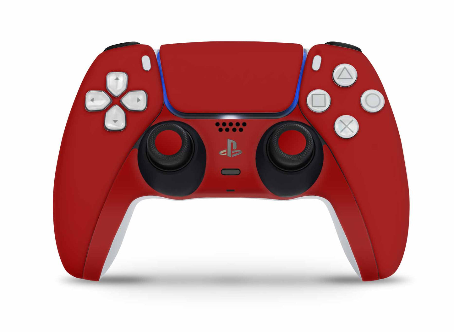 PS5 Controller Skin Vinyl Design Schutzfolie individualisiere Playstation 5 Gamepad Solid State rot Aufkleber skins4u