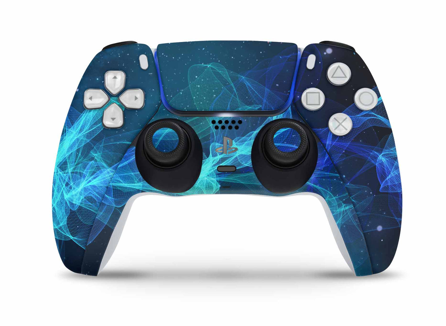 PS5 Controller Skin Vinyl Design Schutzfolie individualisiere Playstation 5 Gamepad Star Spiral Aufkleber skins4u
