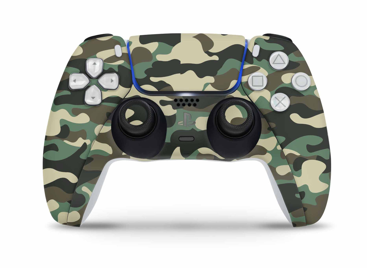 PS5 Controller Skin Vinyl Design Schutzfolie individualisiere Playstation 5 Gamepad Wood Camouflage Aufkleber skins4u