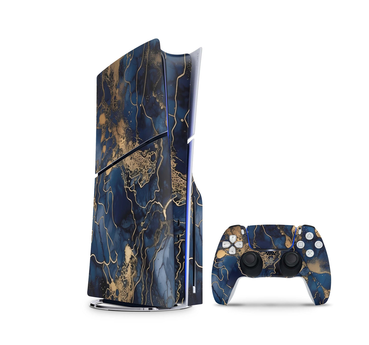 PS5 Slim Skins Disk Edition Aufkleber Design Premium Playstation 5 Skin + PS5 Controller Skin Dark Fantasy Aufkleber skins4u
