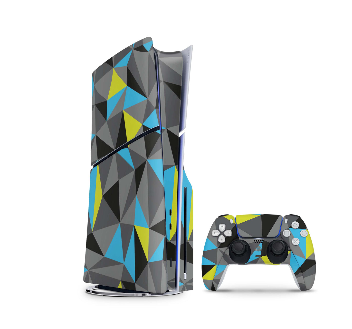 PS5 Slim Skins Disk Edition Aufkleber Design Premium Playstation 5 Skin + PS5 Controller Skin Polycolor Aufkleber skins4u