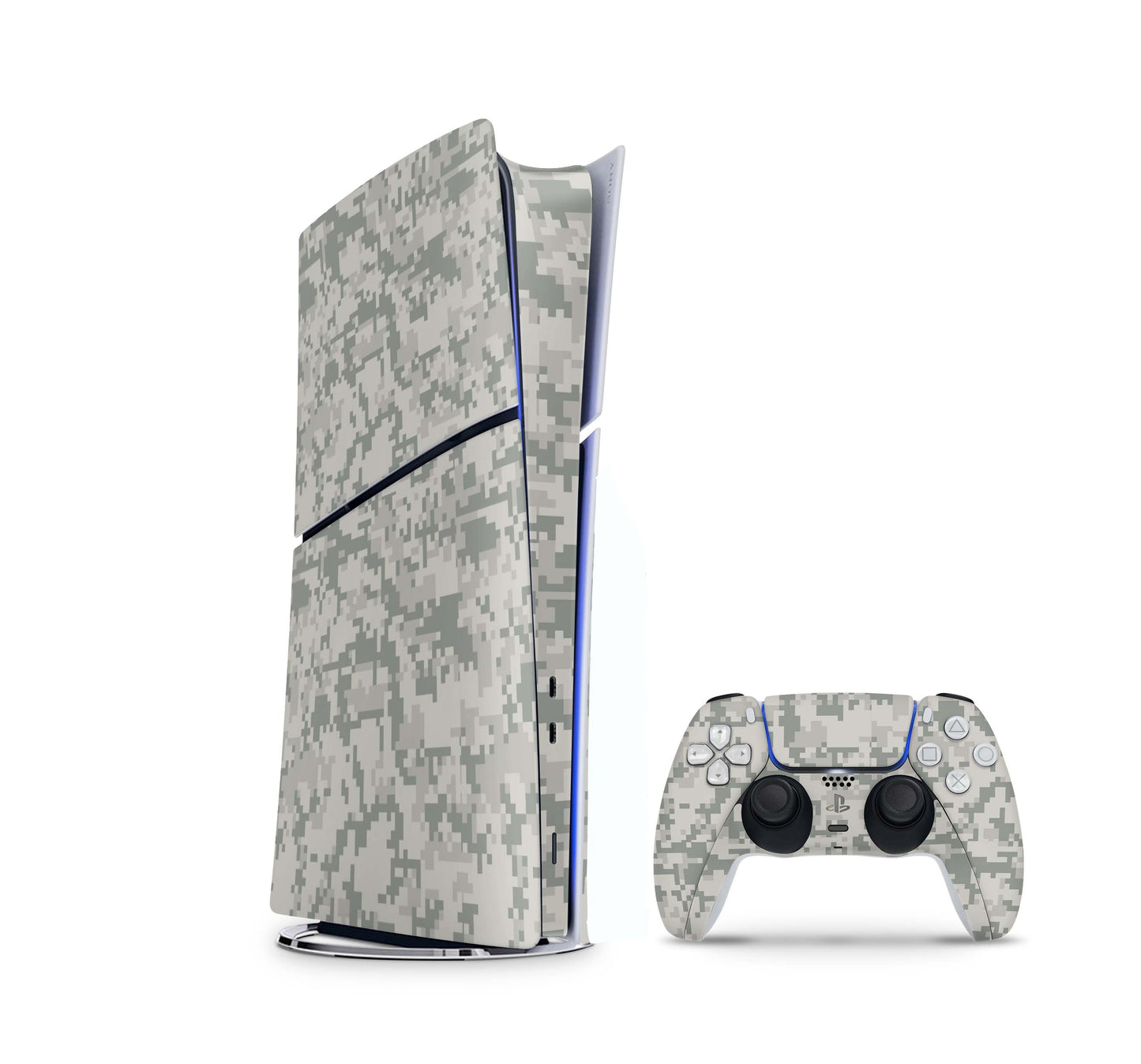 PS5 Slim Skins DIGITAL Edition Aufkleber Design Premium Playstation 5 Skin + PS5 Controller Skin Acu Camo Aufkleber skins4u