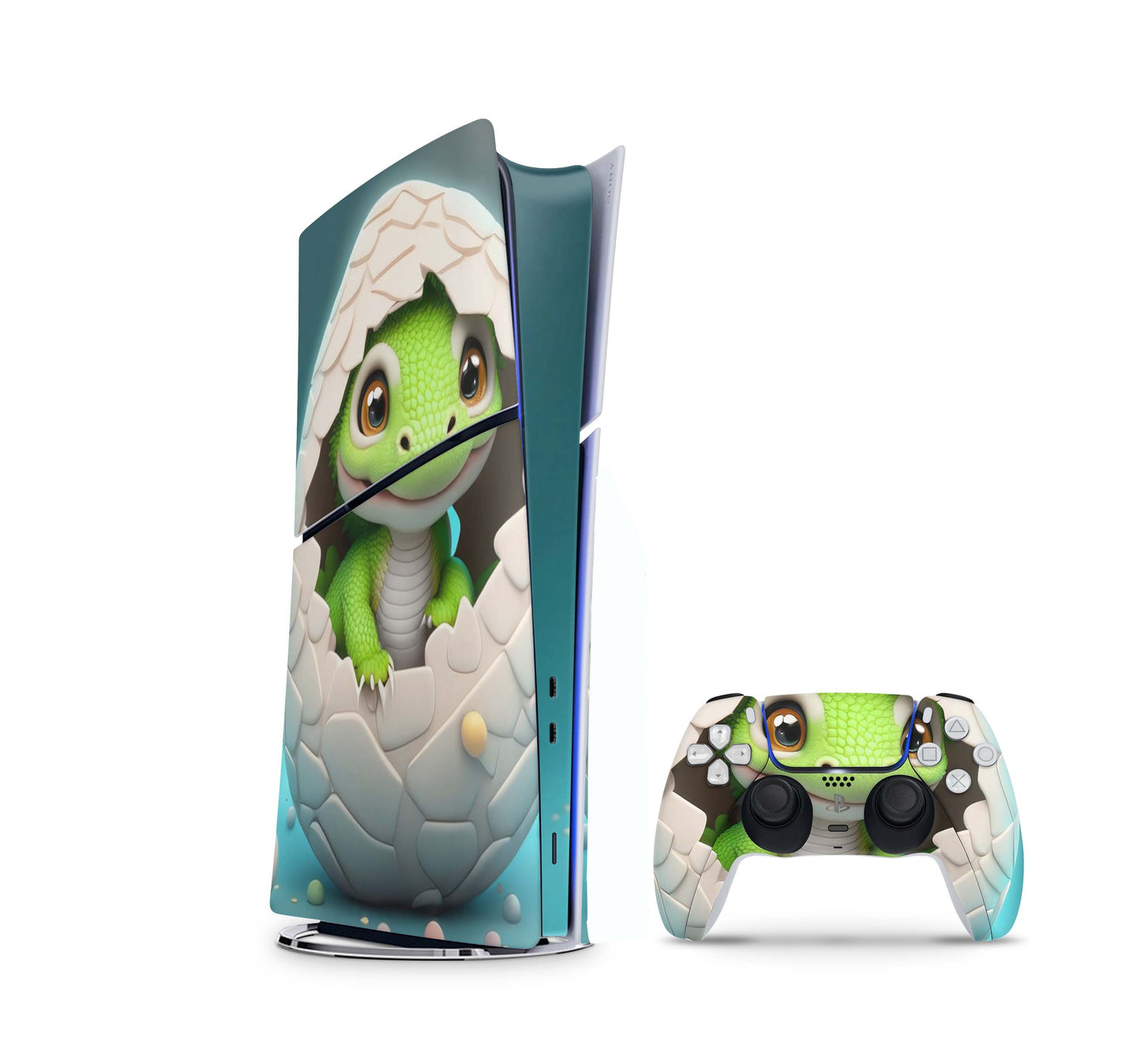 PS5 Slim Skins DIGITAL Edition Aufkleber Design Premium Playstation 5 Skin + PS5 Controller Skin New life Aufkleber skins4u