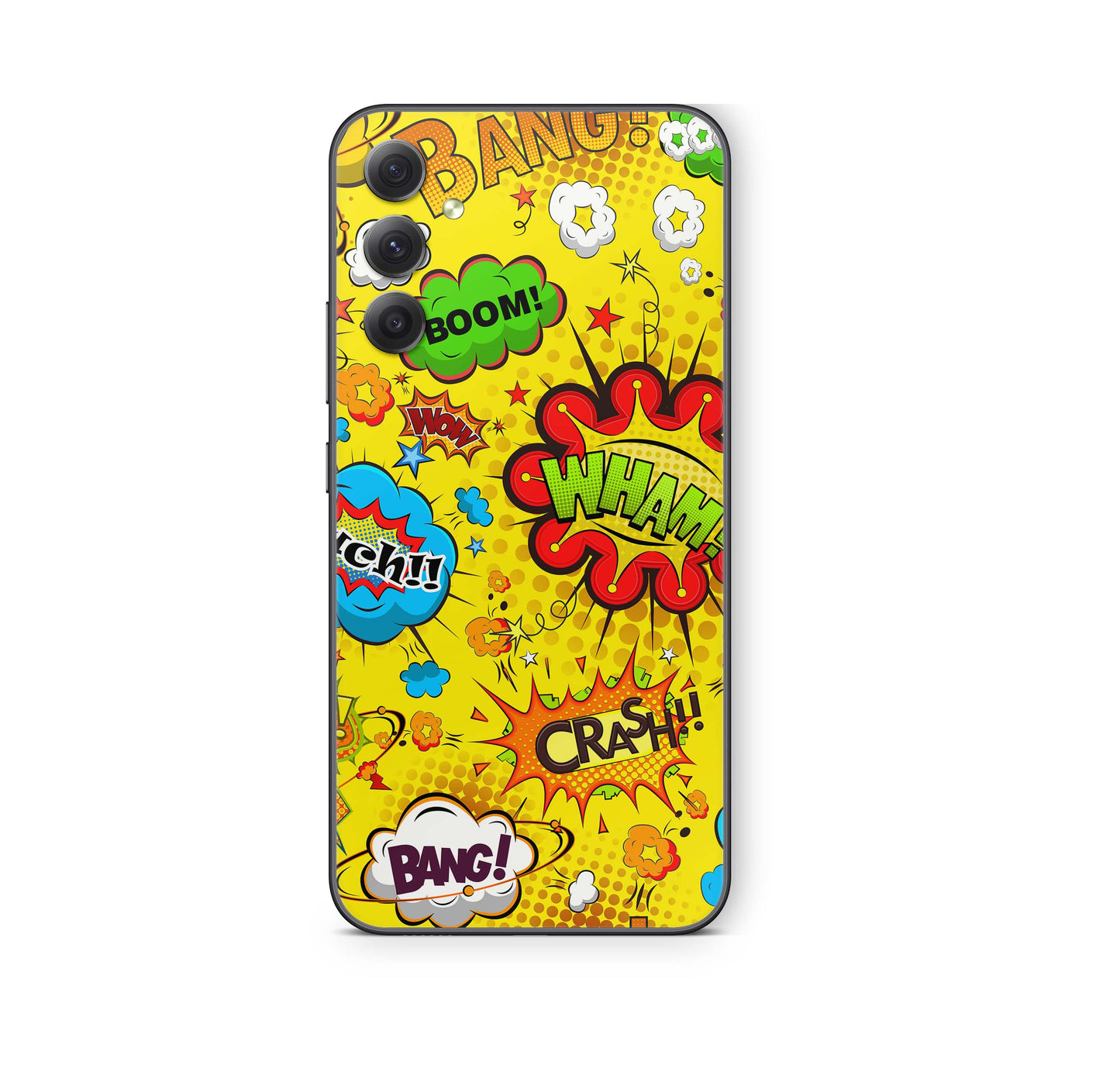 Samsung Galaxy A50s Skin Schutzfolie Aufkleber Skins Design Comics gelb Elektronik-Sticker & -Aufkleber skins4u