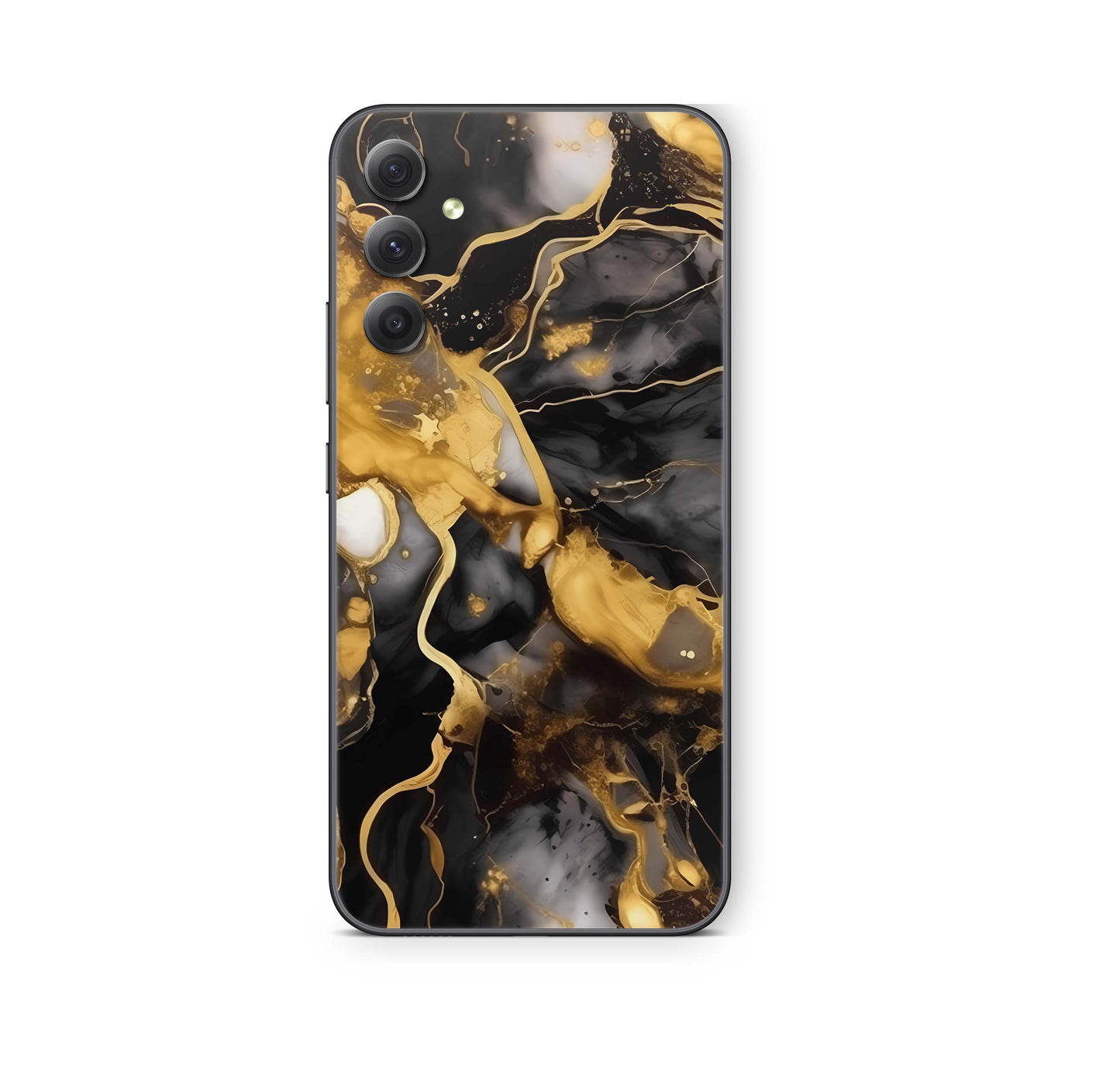 Samsung Galaxy S24 Plus Skin Schutzfolie Aufkleber Skins Design Dark Gold Elektronik-Sticker & -Aufkleber skins4u