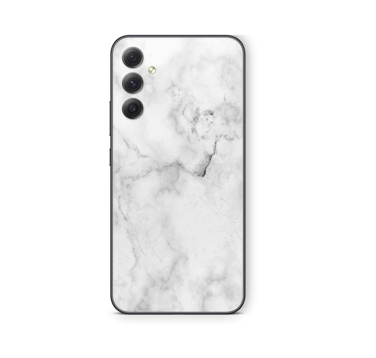 Samsung Galaxy S24 Skin Schutzfolie Aufkleber Skins Design Marmor weiss Elektronik-Sticker & -Aufkleber skins4u