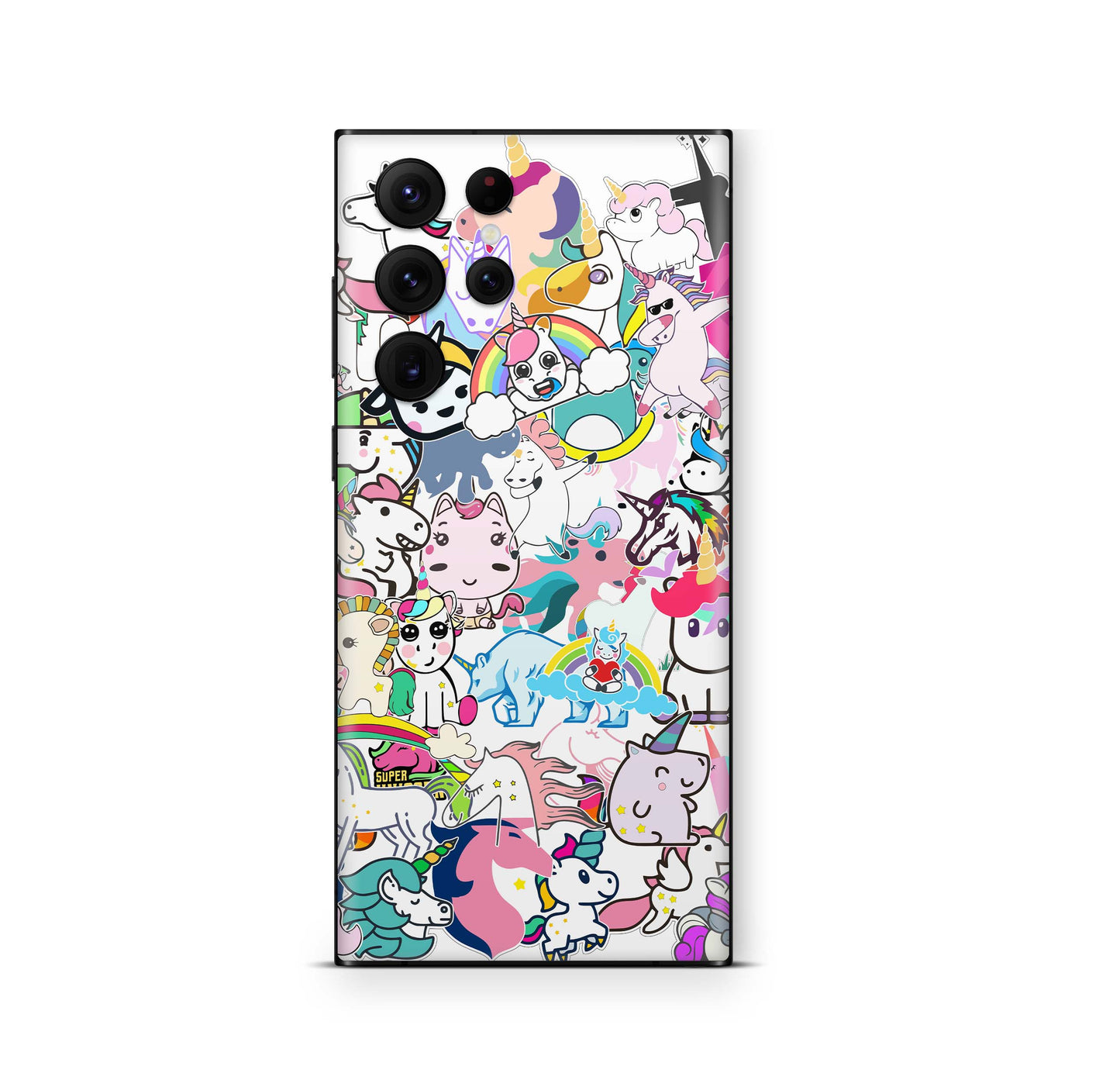 Samsung Galaxy S24 Ultra Skin Designfolie Aufkleber Skins Design Einhorn Stickers Elektronik-Sticker & -Aufkleber skins4u