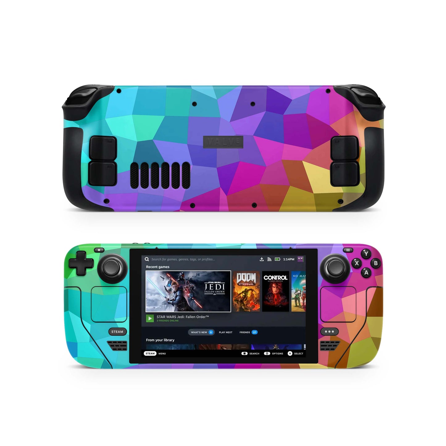 Valve Steam Deck Skins & Wraps Aufkleber Vinyl Skin Folie Cruo Aufkleber Skins4u