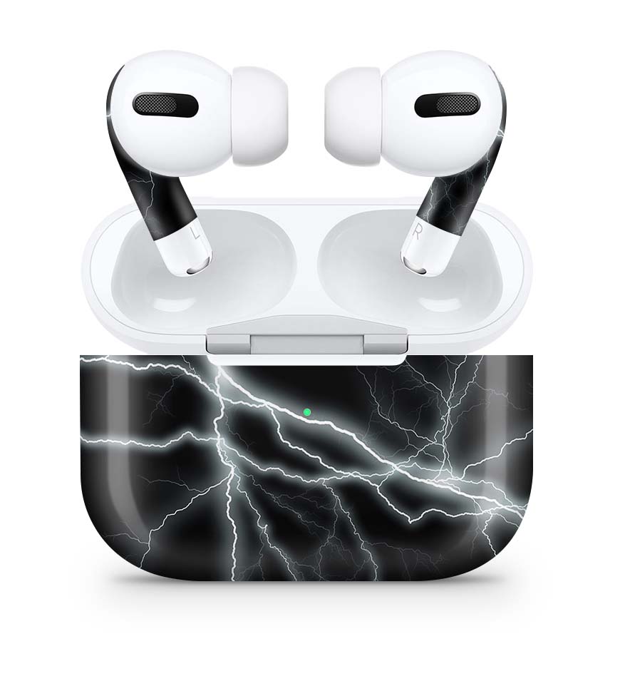 Apple AirPods Pro Skin Aufkleber Design Schutzfolie Apocalypse Black Elektronik-Sticker & -Aufkleber skins4u