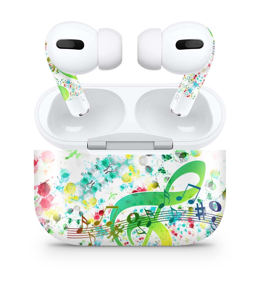 Apple AirPods Pro 2 Skin Aufkleber Design Schutzfolie Musik Elektronik-Sticker & -Aufkleber skins4u