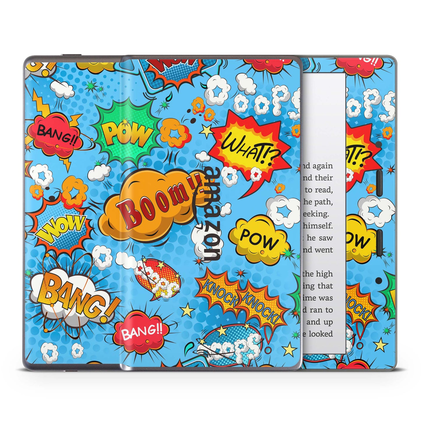 Amazon Kindle Oasis Skin 10.Generation Design Aufkleber Schutzfolie comics blue Aufkleber skins4u