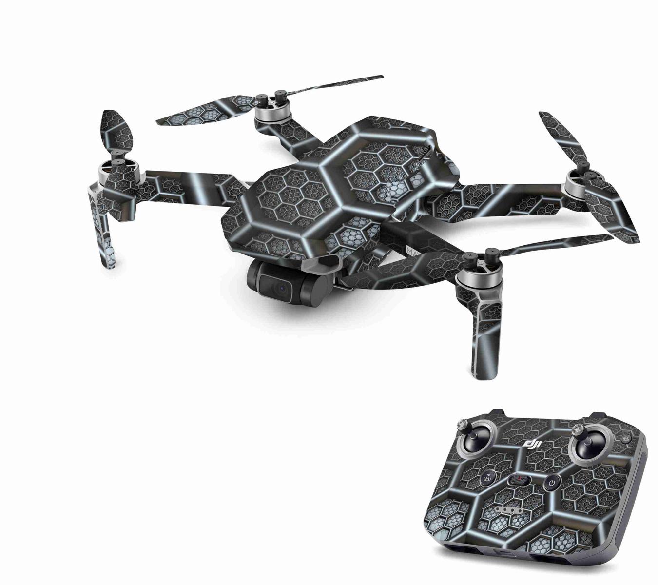DJI Mavic Mini Serie Skins Mini 2 Mini SE Drohnen Aufkleber Set Wasp Elektronik-Sticker & -Aufkleber Skins4u DJI Mini 2