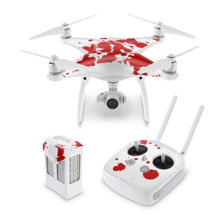 DJI Phantom Skins Aufkleber 2 3 4 Pro & Advanced Modelle Blood Elektronik-Sticker & -Aufkleber Drohnen-Aufkleber