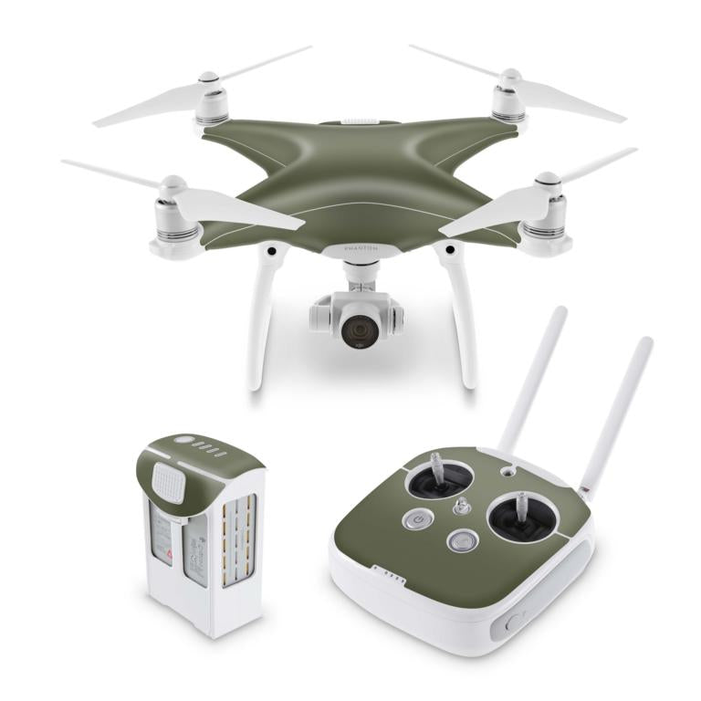 DJI Phantom Skins Aufkleber 2 3 4 Pro & Advanced Modelle matt olive Elektronik-Sticker & -Aufkleber Drohnen-Aufkleber