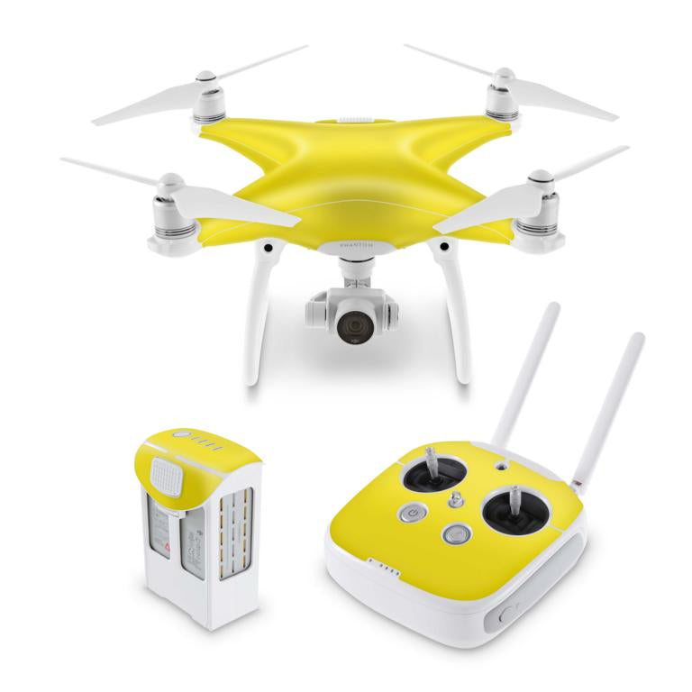DJI Phantom Skins Aufkleber 2 3 4 Pro & Advanced Modelle matt gelb Elektronik-Sticker & -Aufkleber Drohnen-Aufkleber