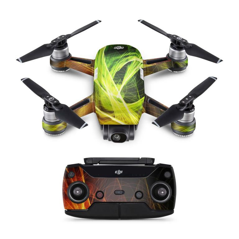 DJI Spark Drohnen Skin Folierung Design Vinyl Skins particles Elektronik-Sticker & -Aufkleber Skins4u