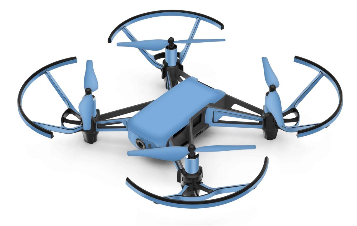 DJI RYZE Tello Drohnen Aufkleber Vinyl Skin Set Solid State Lightblue Elektronik-Sticker & -Aufkleber Skins4u