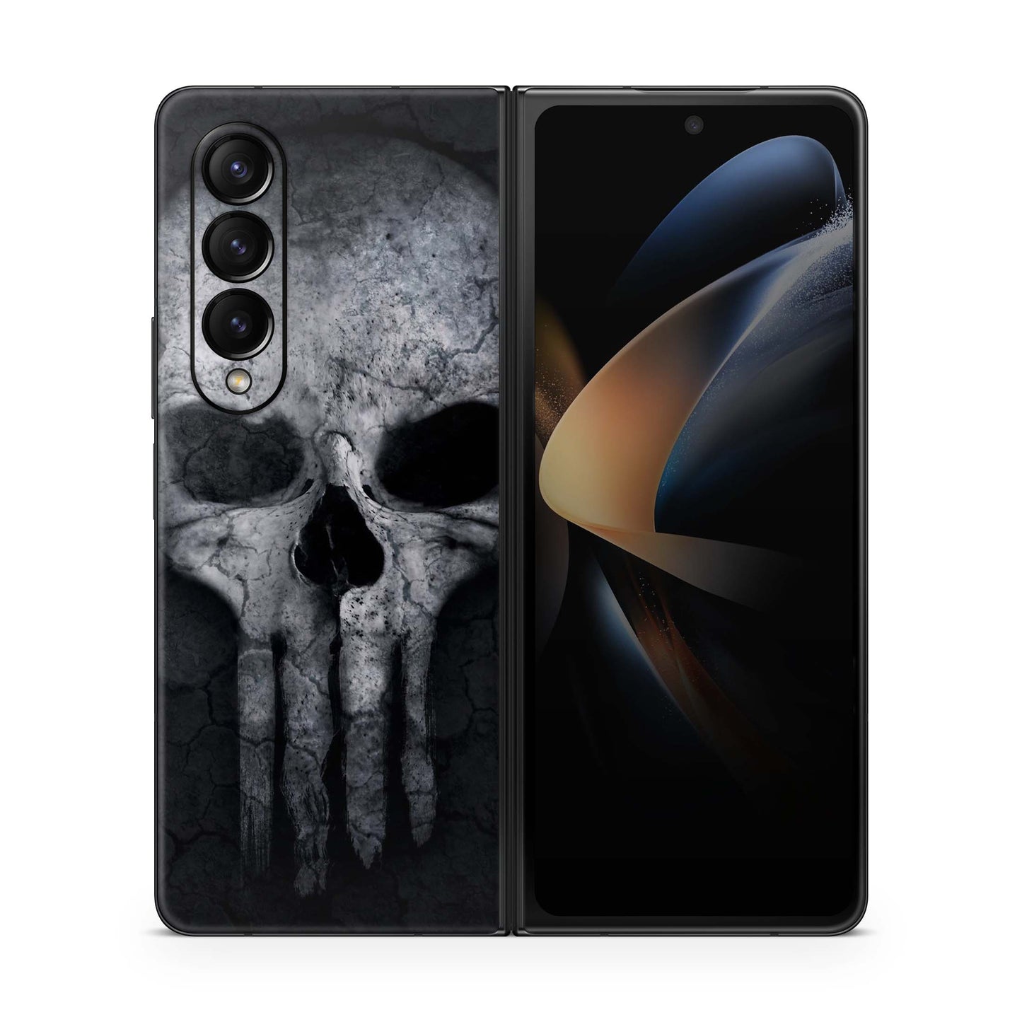 Samsung Galaxy Z Fold 5 Skin Folie Skins Handy Aufkleber Hard Skull Aufkleber Skins4u