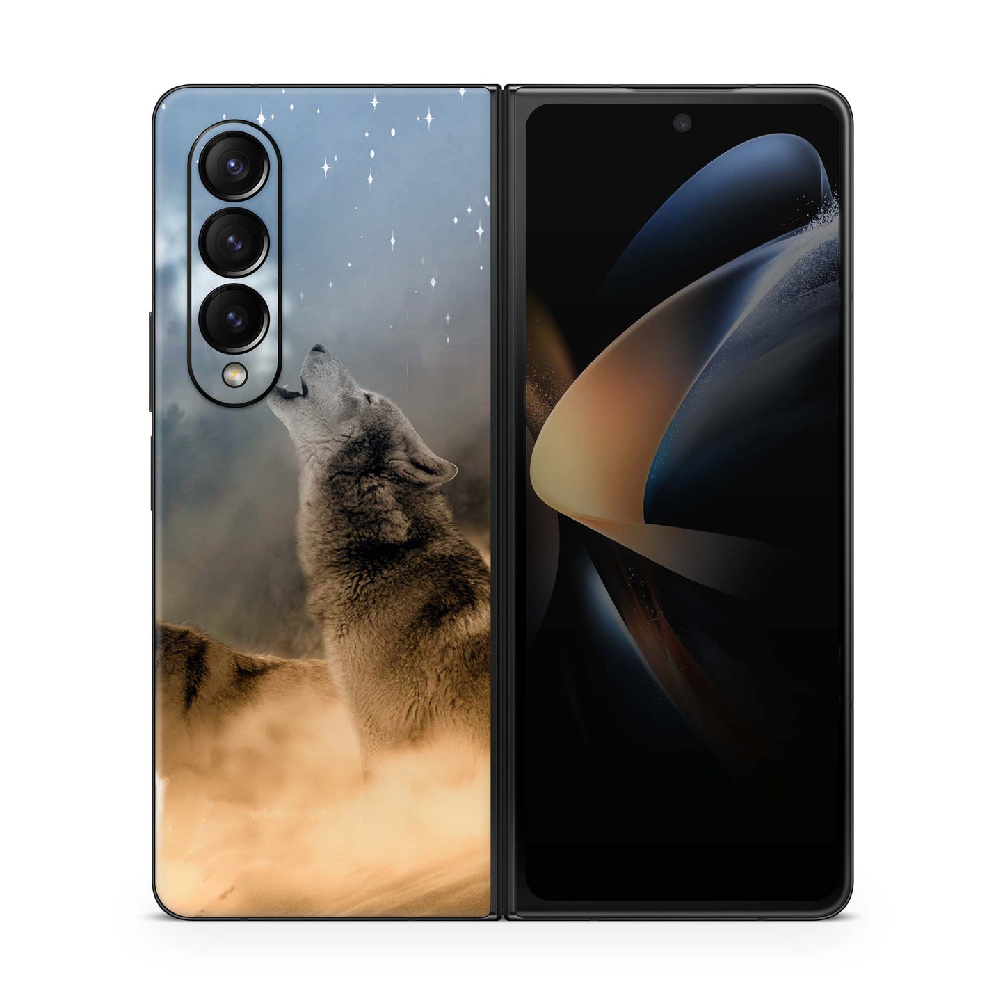 Samsung Galaxy Z Fold 5 Skin Folie Skins Handy Aufkleber Howling Moon Aufkleber Skins4u