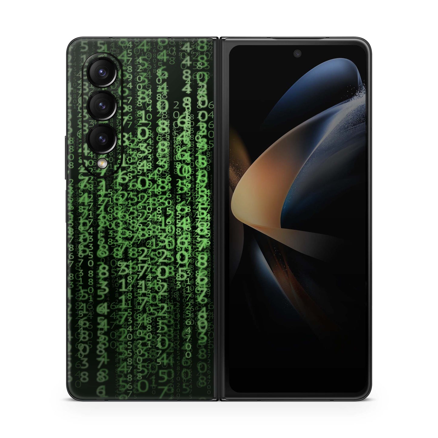 Samsung Galaxy Z Fold 5 Skin Folie Skins Handy Aufkleber Matrix Aufkleber Skins4u