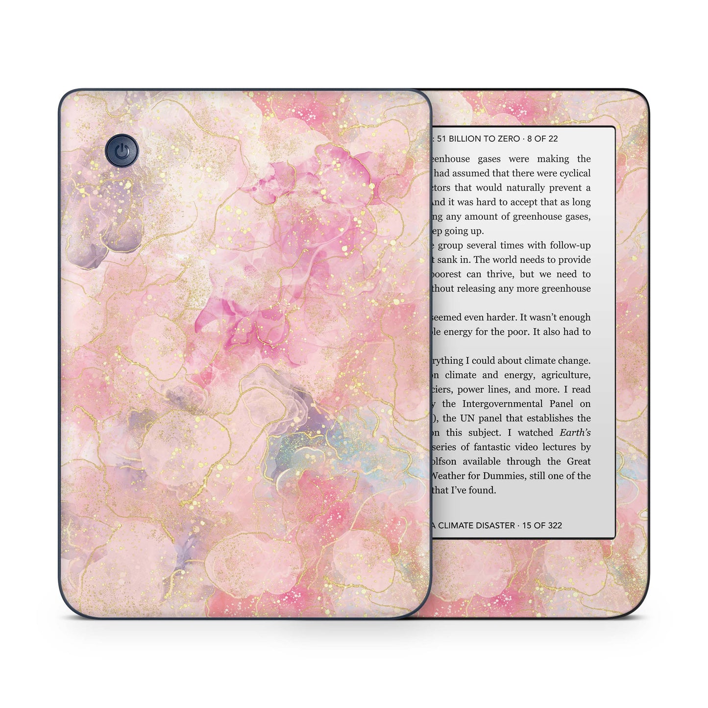Kobo Clara 2e / Tolino Shine 4 Skin Schutzfolie Kratzerschutz Design Vinyl Aufkleber Deluxe pink Aufkleber skins4u